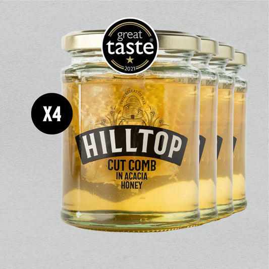 Hilltop Honey - Cut Comb in Acacia Honey 340g