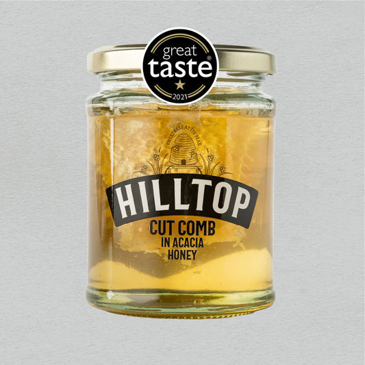 Hilltop Honey - Cut Comb in Acacia Honey 340g