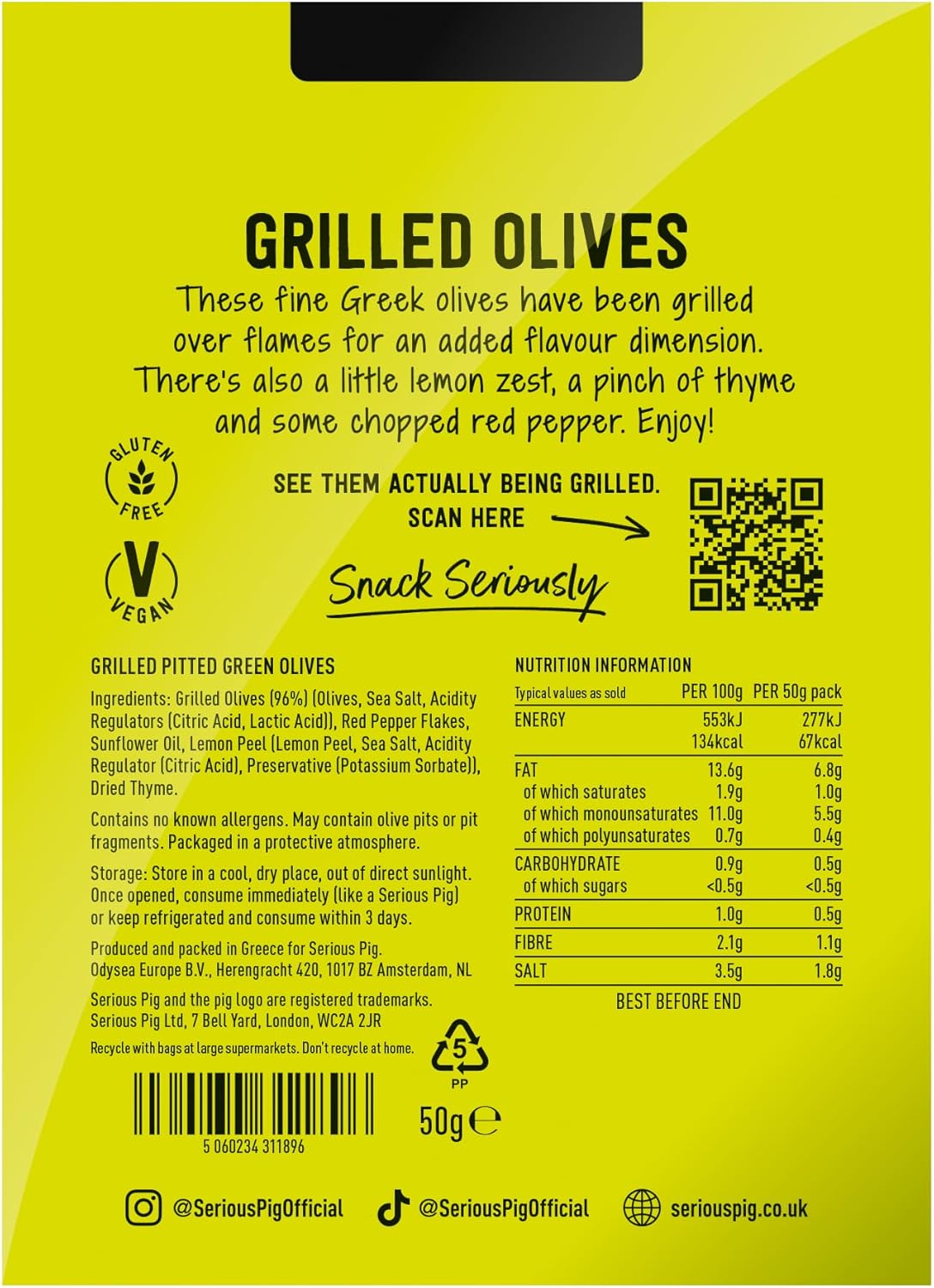Grilled Olives