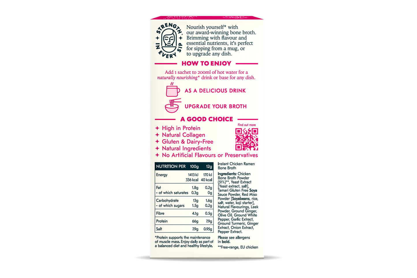 Freja Instant Bone Broth – Chicken Ramen