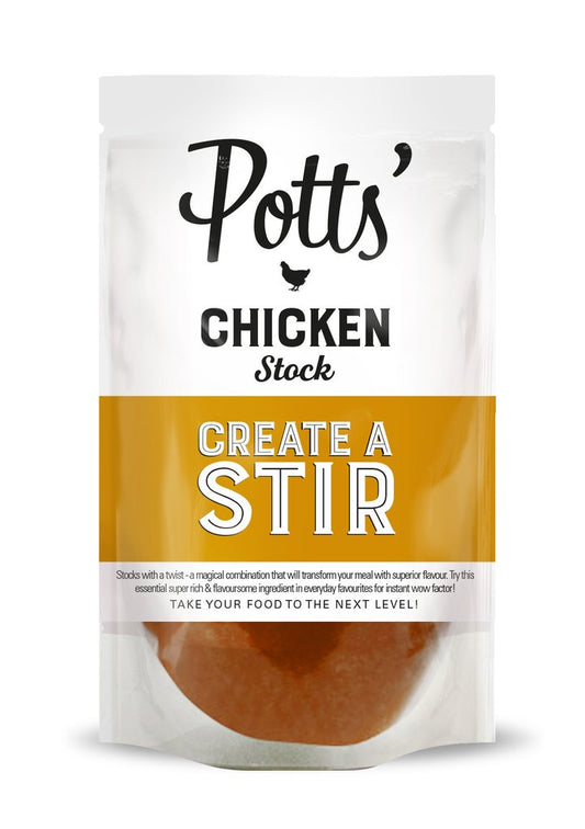 Pouch of Potts Stock - Chicken (6 x 400g)