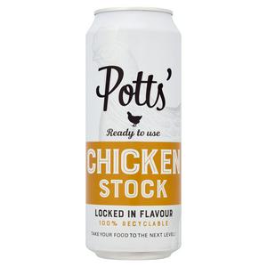 Can of Potts Stock - Chicken (8x500ml)