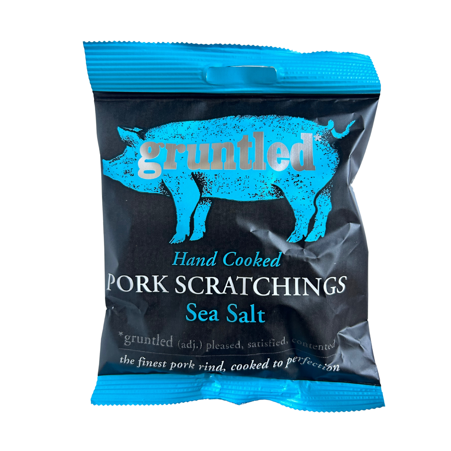 Gruntled Pork Scratchings – Sea Salt, 35g