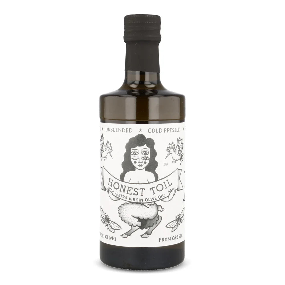 Oil: Extra Virgin Olive Honest Toil Bottle