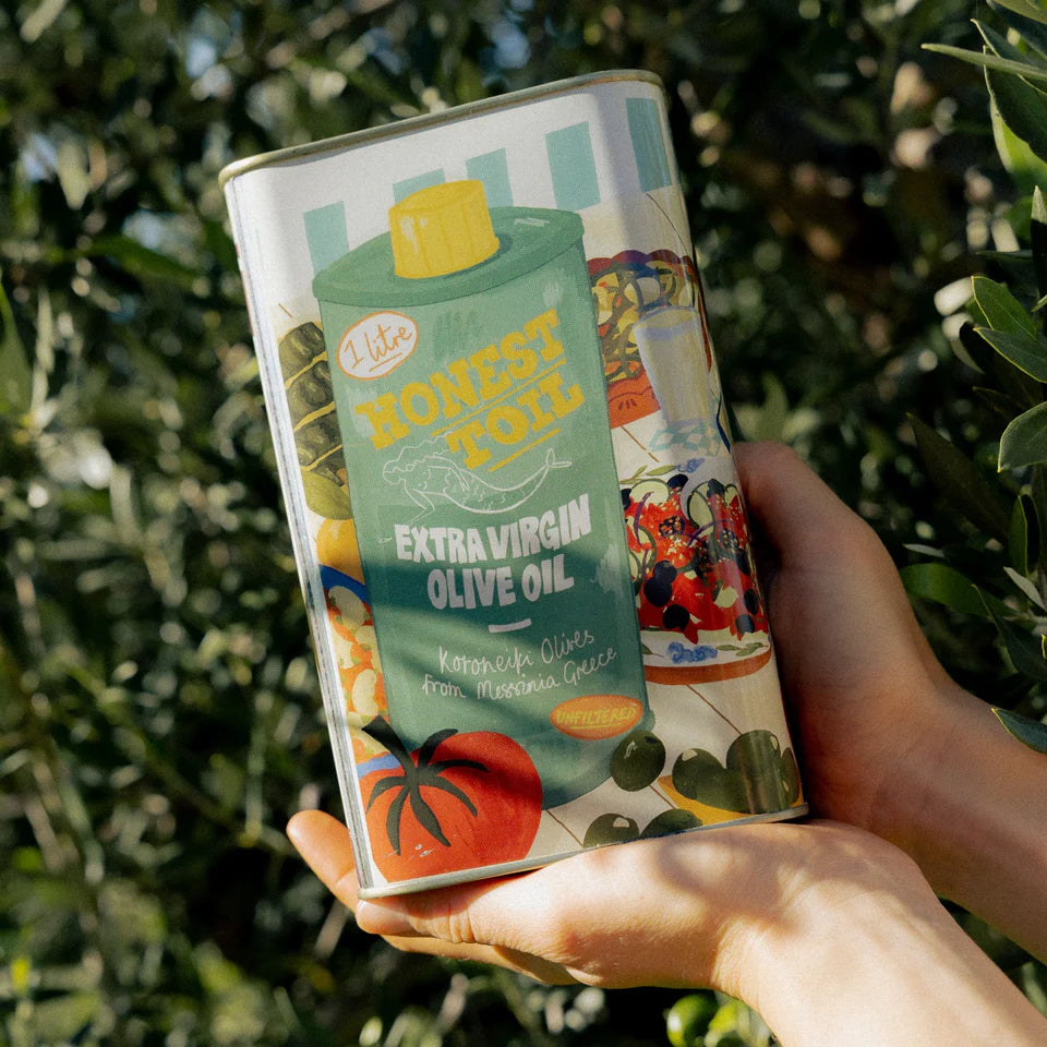 Oil: Extra Virgin Olive Honest Toil Tin