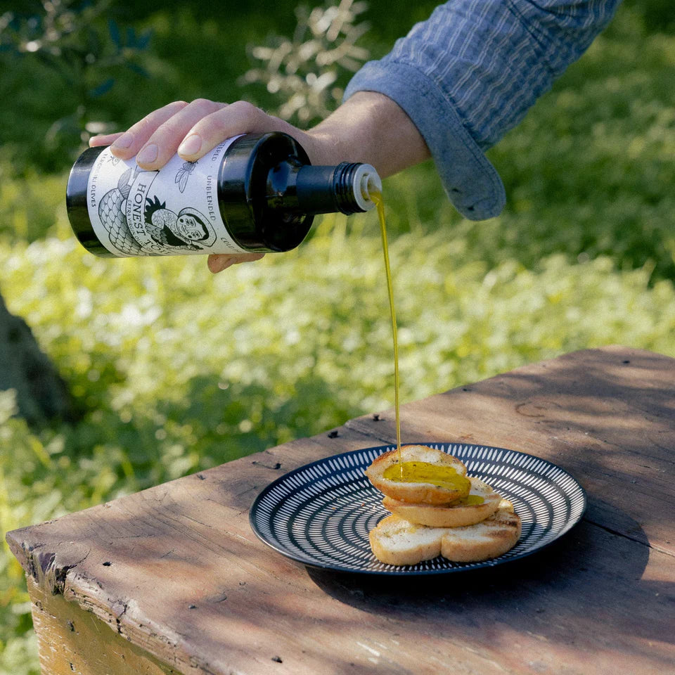 Oil: Extra Virgin Olive Honest Toil Bottle