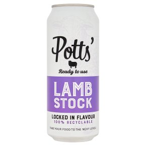 Can of Potts Stock - Lamb (8x500ml)