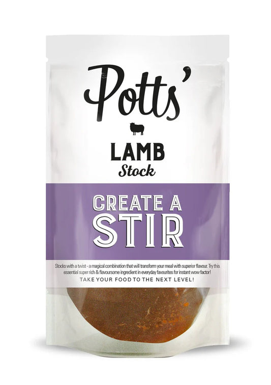 Pouch of Potts Stock - Lamb (6 x 400g)