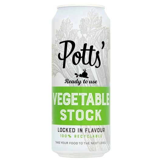 Can of Potts Stock - Veggie (8x500ml)