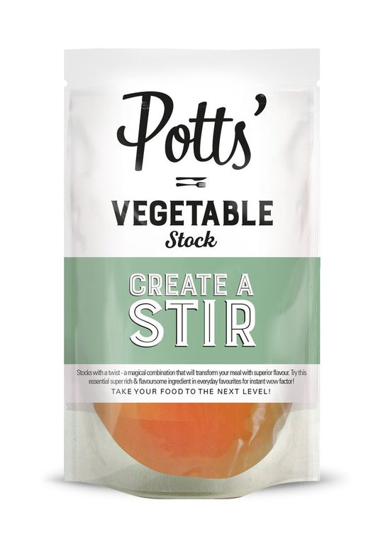 Pouch of Potts Stock - Veggie (6 x 400g)