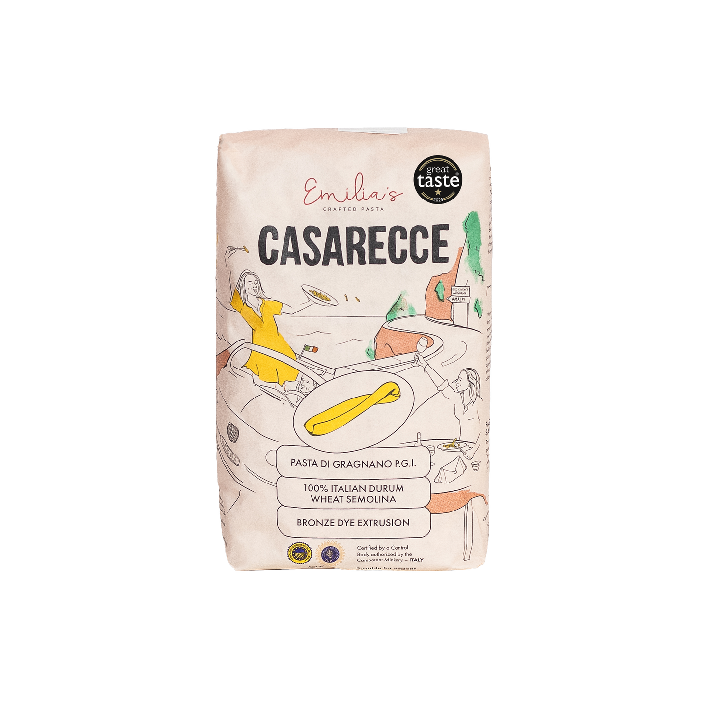 Emilia’s Casarecce Pasta – 16 x 500g